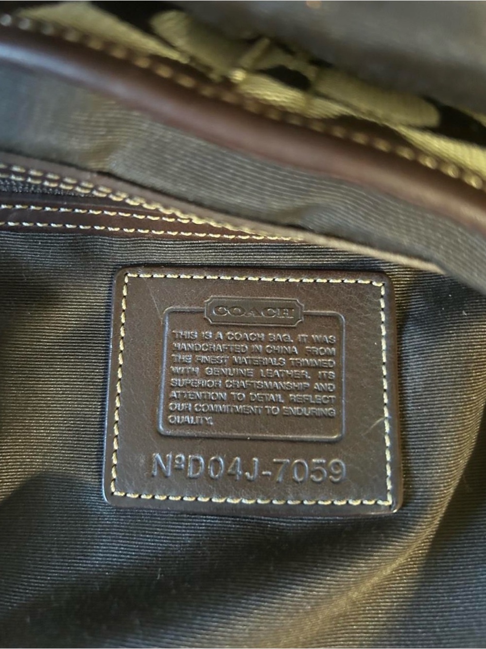 Coach Soho Shoulder Bag with Studs Suede Leather Jacquard and Bow 2004 7059 - Picture 6 of 8